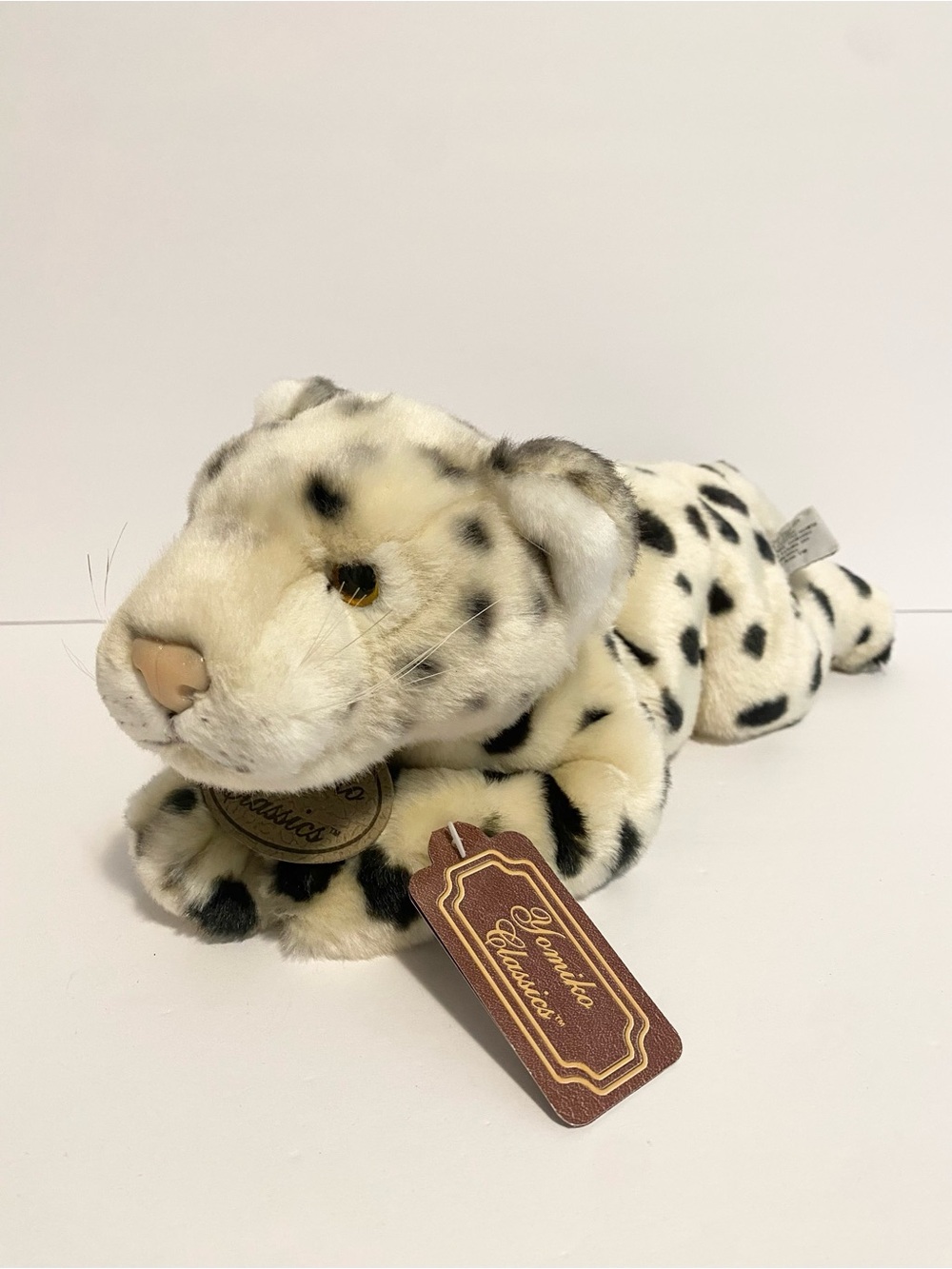 Russ Yomiko Classics Snow Leopard Plush Stuffed Animal Toy Zoo Wildlife 13” NWT